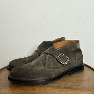 Frye William Monk Strap Chukka Boot Suede Men’s 8 D